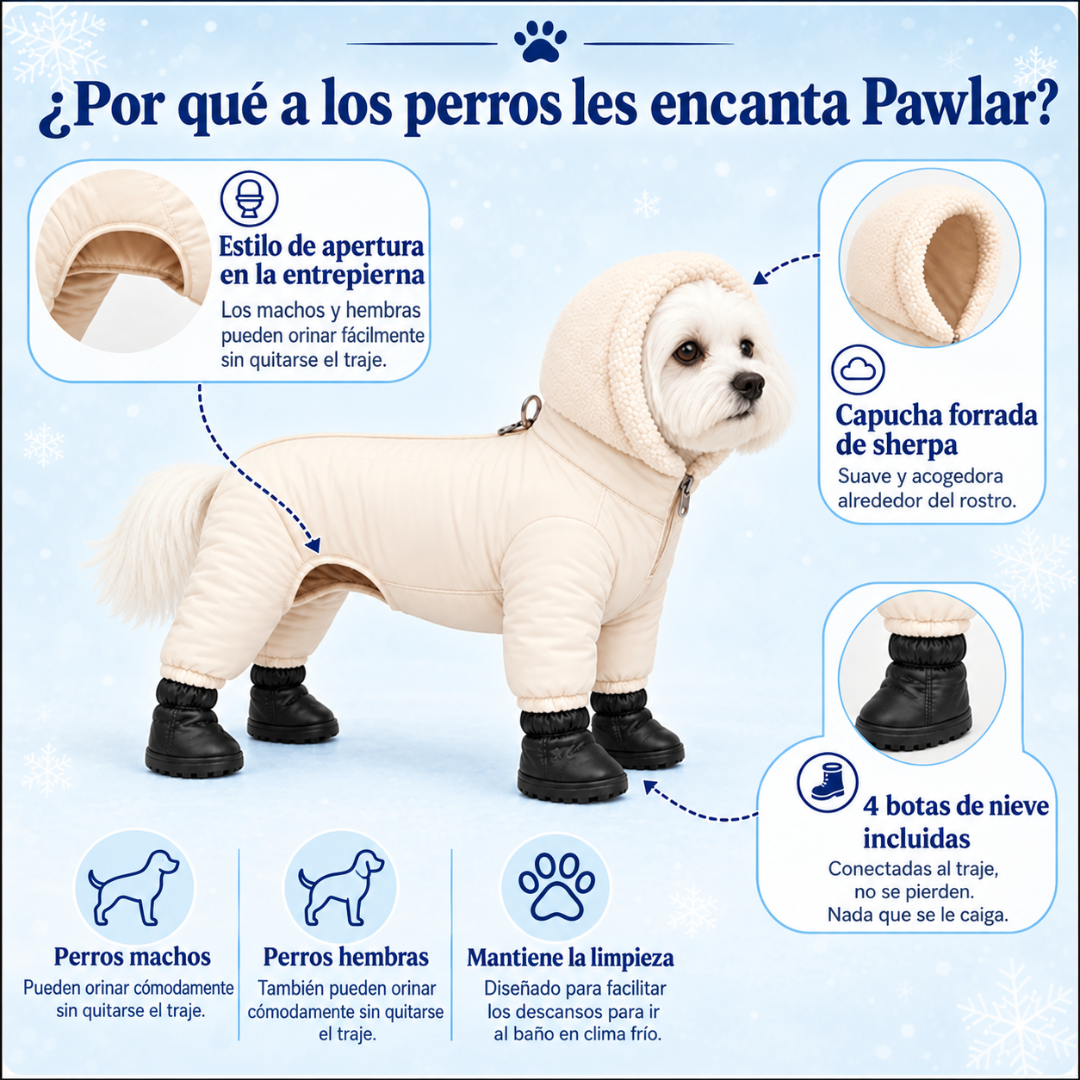 Traje de Invierno para Perros Pawlar