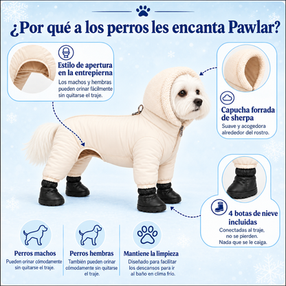 Traje de Invierno para Perros Pawlar