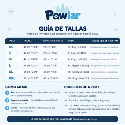 Traje de Invierno para Perros Pawlar